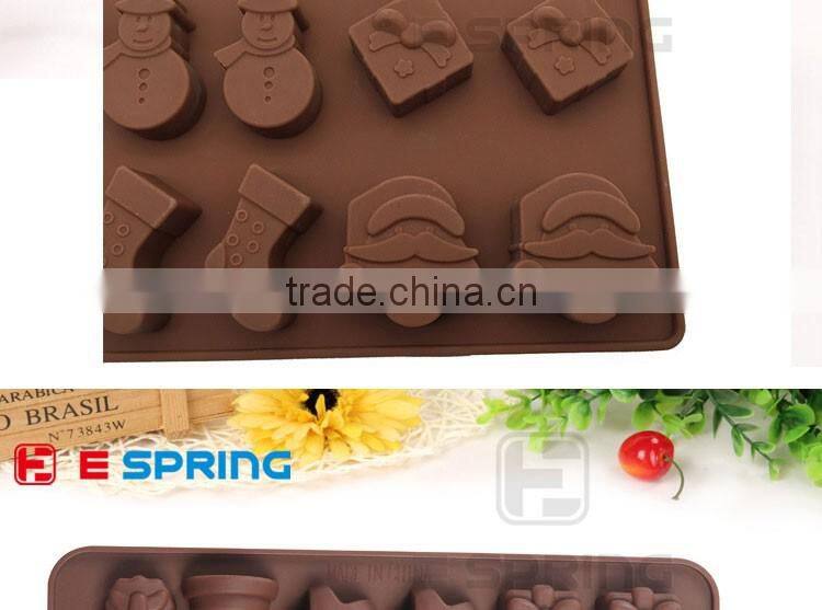 custom made polycarbonate silicone chocolate mould for cake decorating