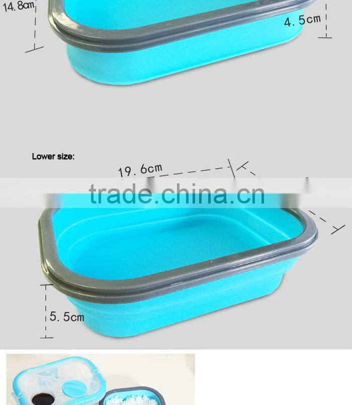 New Design Home Storage Silicon Food Bento Lunchbox