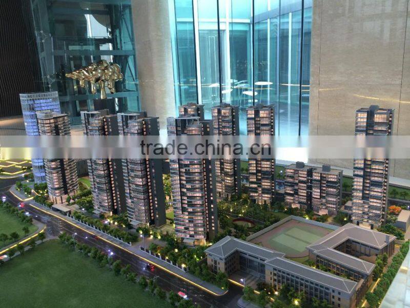 Real estate house building model for sale centre