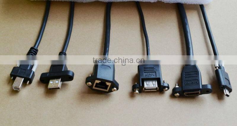 Panel mount HDMI cable VGA Slim cable