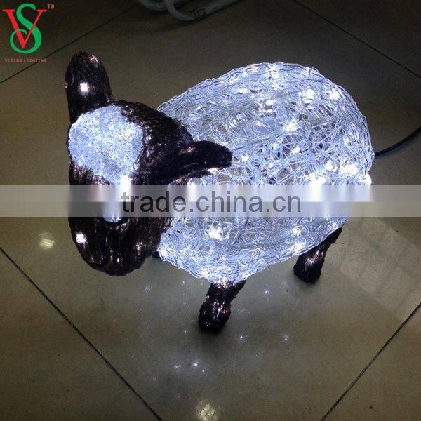 Christmas led sculpture light led sheep light