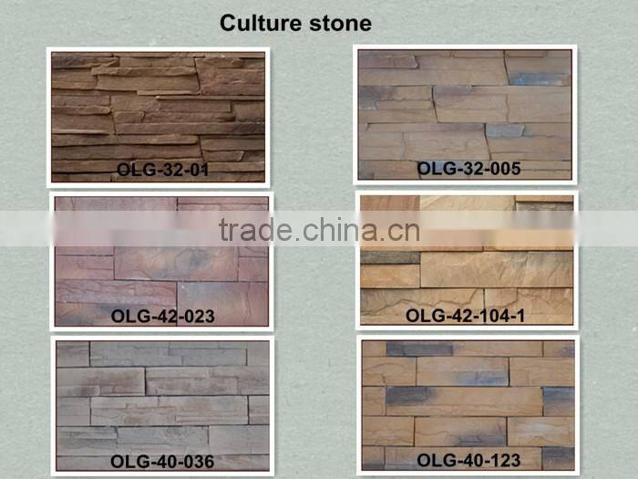 artificial decorative stone for wall cladding