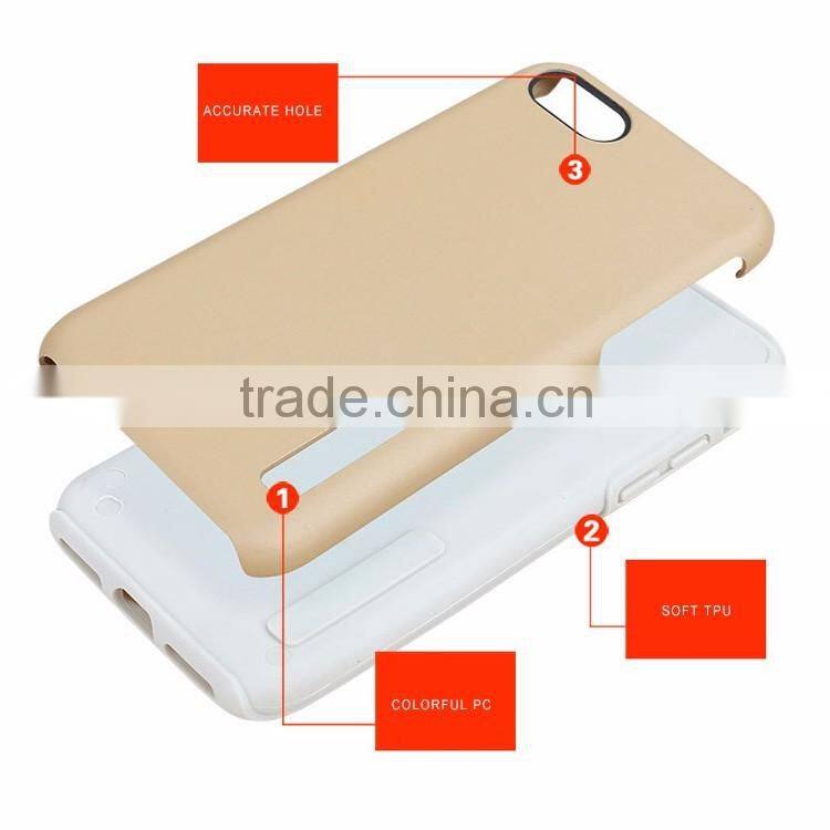 full covered pc+tpu case for iphone 7/7 plus 2 in 1 case for iphone 7 shock proof promotion case