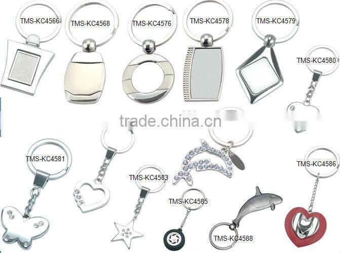 Guangzhou hot sale wholesale blank metal keychains