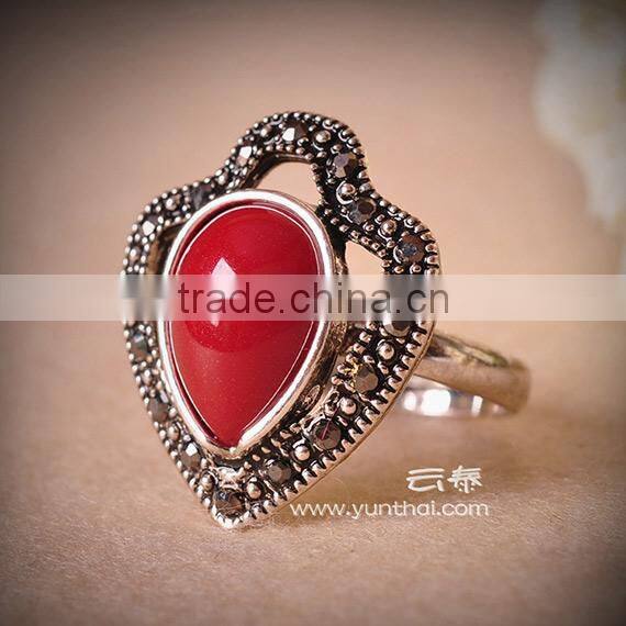 2016 new style Hmong silver ring/finger ring whole sale ring