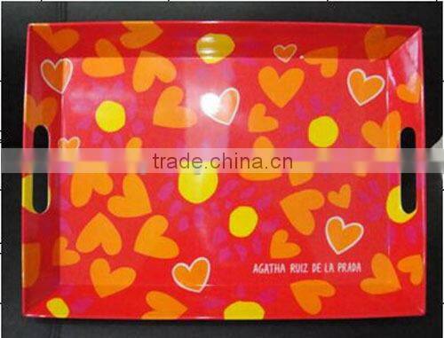 Rectangular Melamine Handled Serving Tray