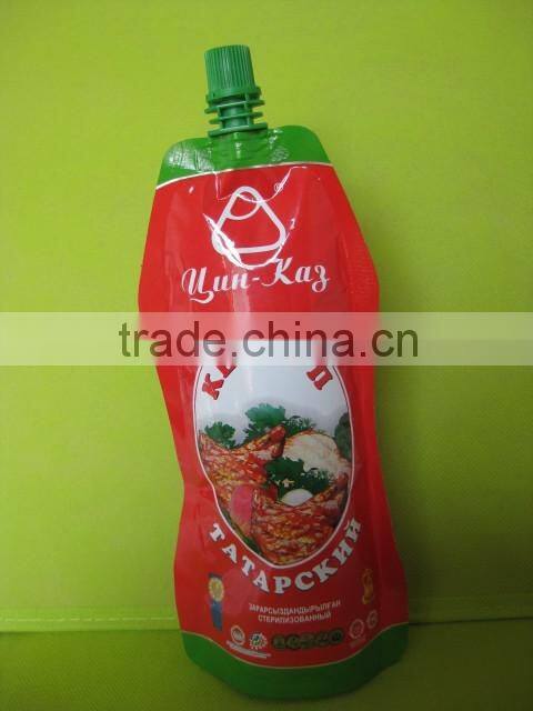 Automatic tomato sauce spout bag filling packing machine