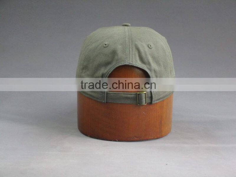 Hi quality Custom 6-panel Cotton twill Baseball Cap with PU badge