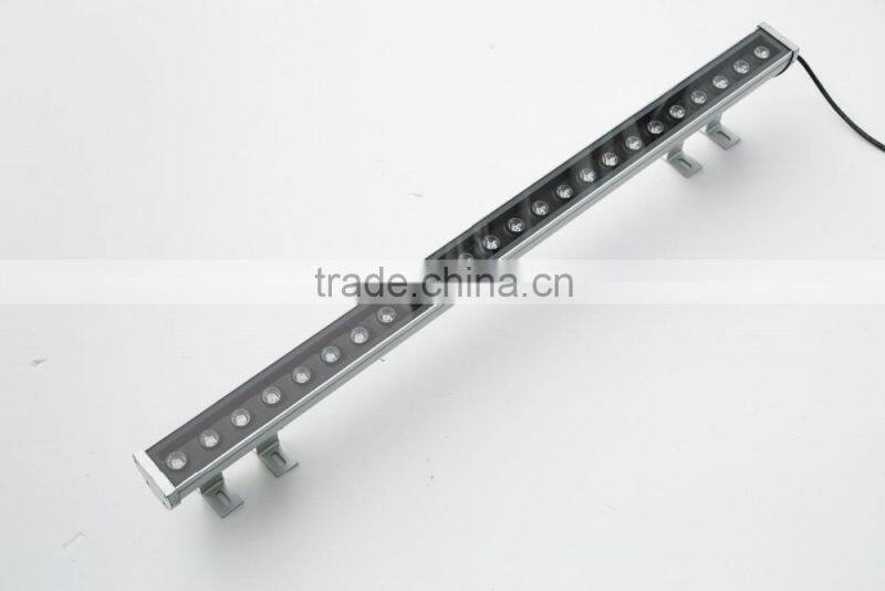 Outdoor ip65 Aluminium housing rgb high power 15W led wall washer light