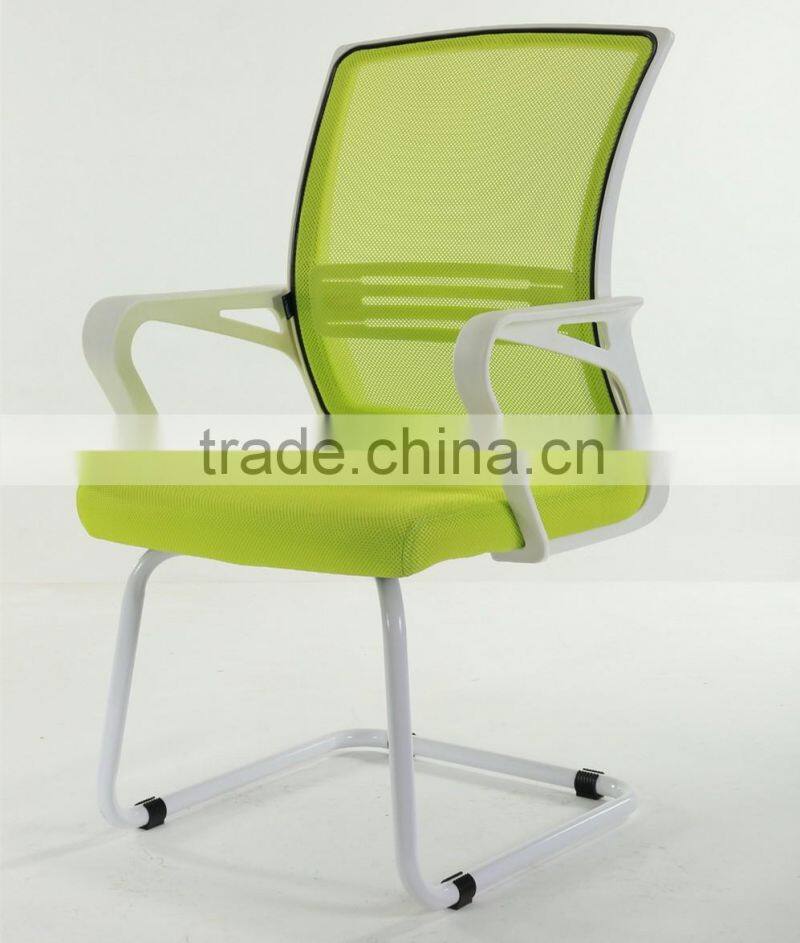 China Manufacturer Arm Chair Furniture Mid Back Ergonomic Rotating Gas Lift Mesh Training Chair with Castors