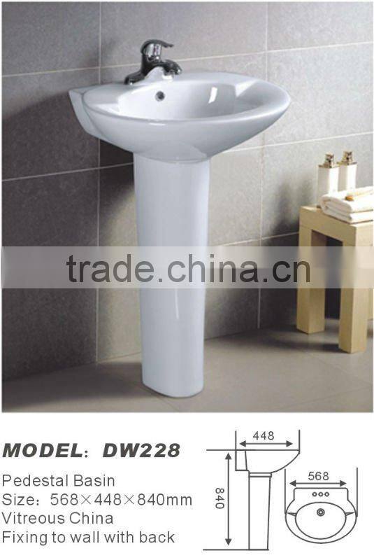 New design colored wash basin for bathroom9828G(1)