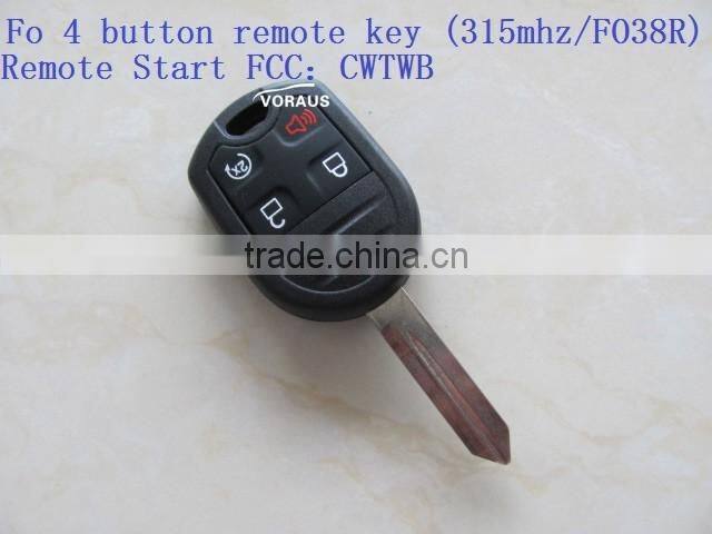 High quality Fo 4 button remote key (315mhz/FO38R) FCC:CWTWB