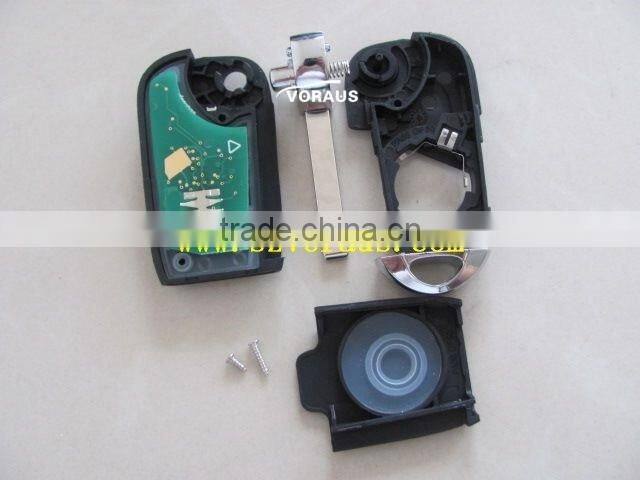 High quality Che 3 button flip converted key(HU100/ID46 chip/315mhz)
