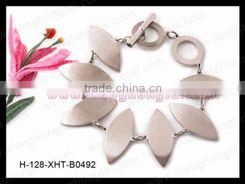 Plain gold filled stainless steel bangles bracelets jewelry from Chinese wholesaler