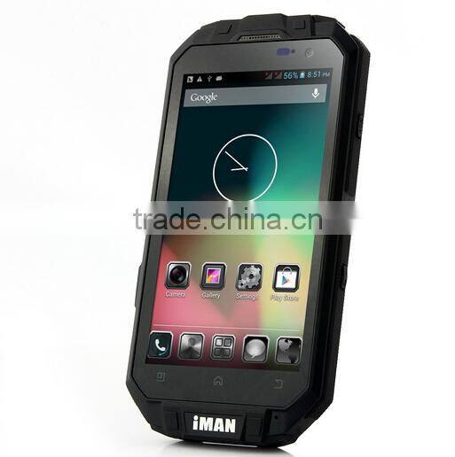 iMAN i3 Smartphone IP68 Android 4.2 MTK6589T 1GB 16GB 4.3 Inch QHD IPS Screen Black