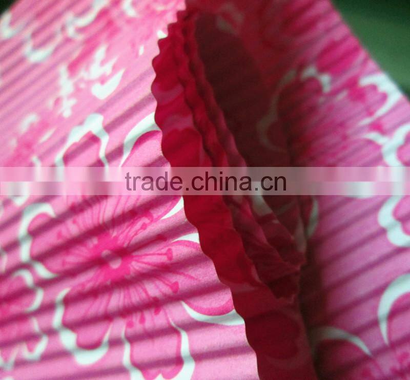 Corrugated Flowers wrapping paper