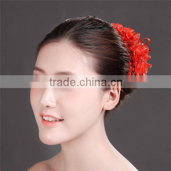 MYLOVE red Crystal Rhinestone Wedding Bridal Prom Stylish Girl Hair Pins MLF128