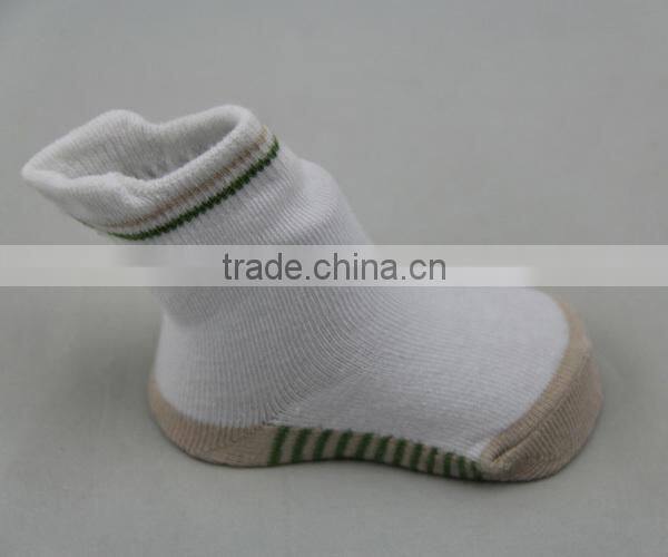 GSB-71 Bulk high quality custom organic cotton baby striped socks