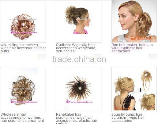 wigs hair synthetic hair scrunchies, Italy hair accessories
