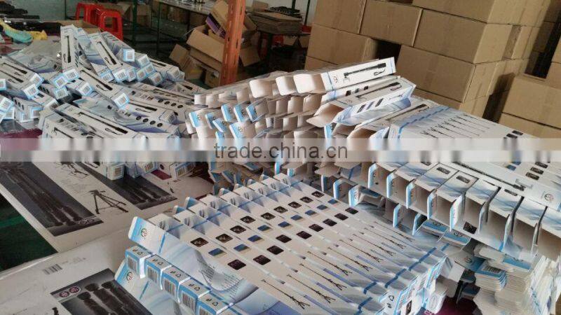 Aluminum and plastic material fashion look selfie stick hot sale colorful monopod for student