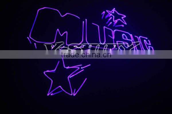 1w blue color animation laser stage lighting projector