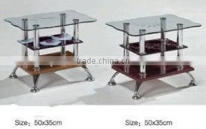 plastic furntiure straight tube for glass coffee table