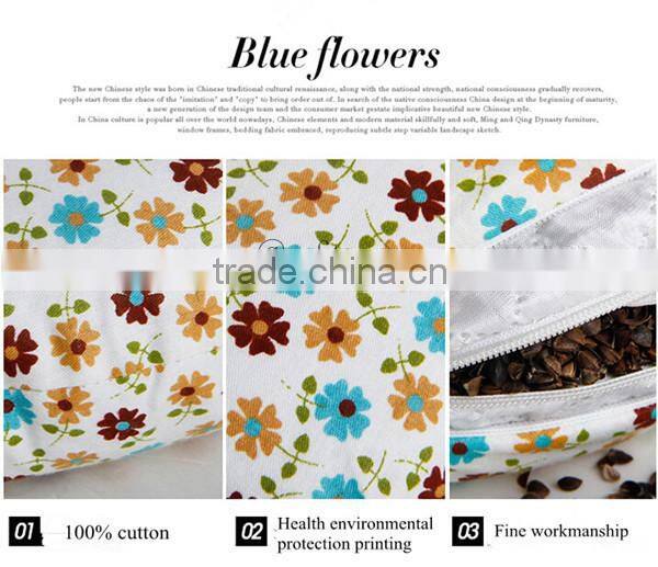 hot sell fashion 100% cotton u shape pillow / neck pillow/neck pillow case