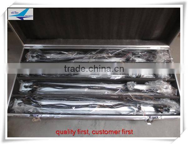 DJ Portable Manual Promotional outdoor 30x3w amber bar aluminum rgb led wall washer