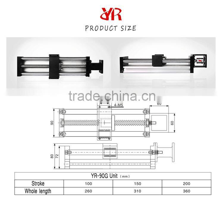 Precision Motorized Linear Stage Belt Drive