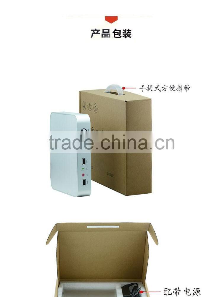 INTEL HD Graphics HTPC Desktop Case 6 USB Mini Computer