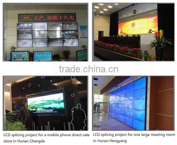 55 inch Super slim LCD video wall,Ultra narrow splicing screen