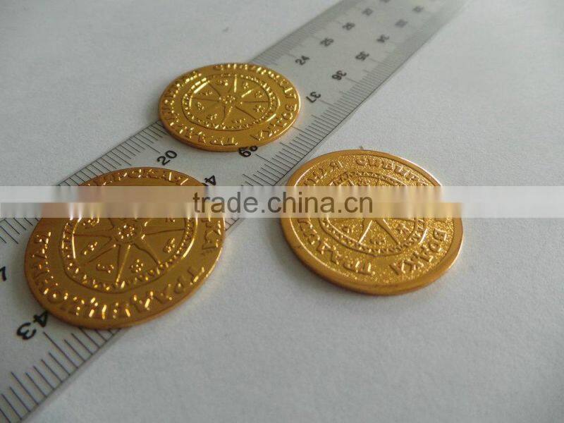 2016 Metal Custom Souvenir Gold Coin