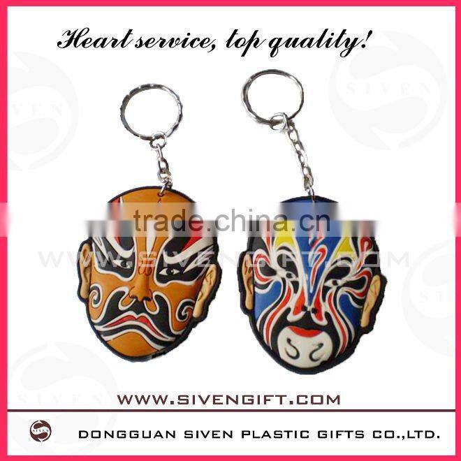 customized banana design soft pvc keychain