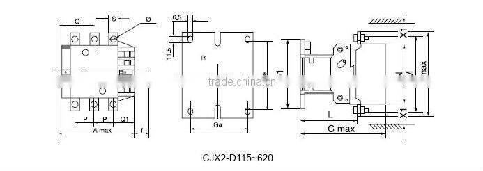 LC1-D850004 AC Contactor