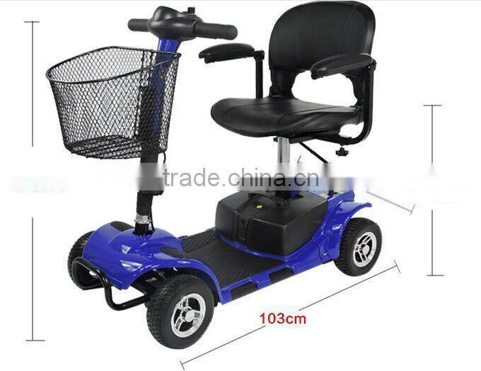 Lead Acid Folding Mobility Disabled Scooter with CE approval/silla de ruedas electrica scooter