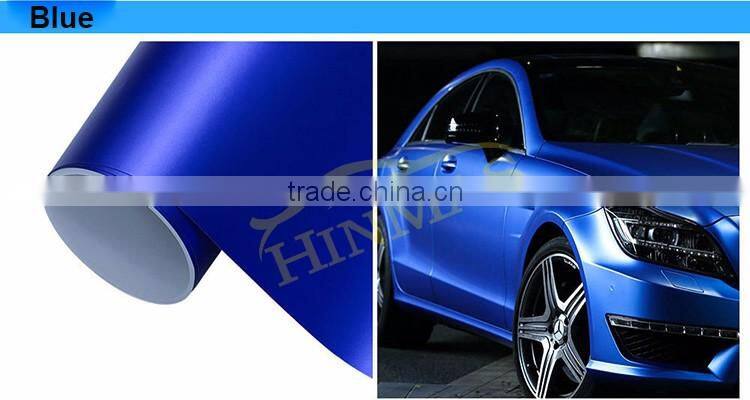 Air drain matte chrome rose red wraps For Car Wrapping (Air Free)