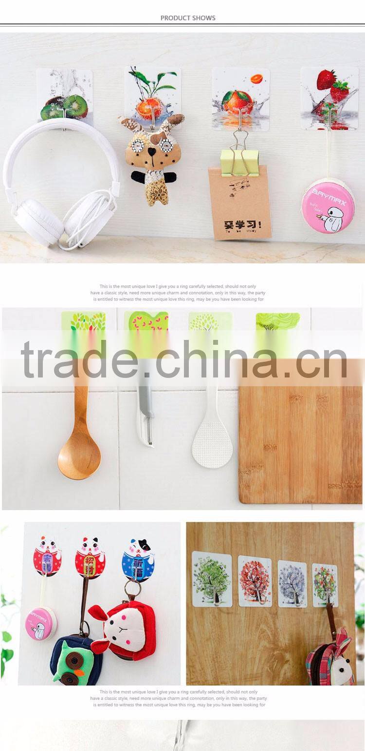 Movable hook no nails bathroom hanger/kitchen towel hook whole sale