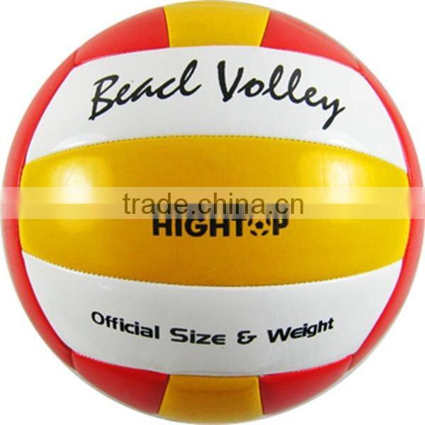 custom sand beach soft play official size 5 TPU machine stitched volleyball