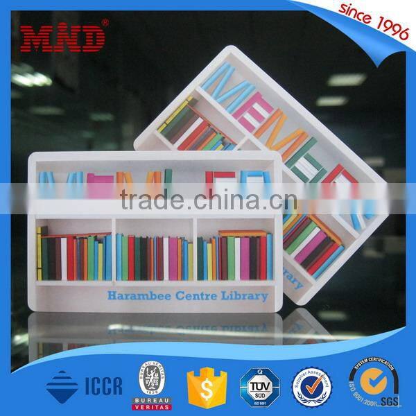 MDP15 custom printing membership card/custom credit cards size pvc magnetic card