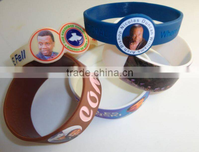 2016 new products arts and crafts rubber gift silicone bracelet for promotional gift