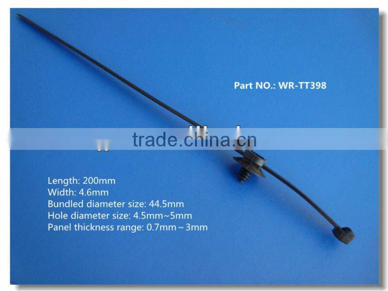 PA66/UL 94V-2 self-locking cable ties manufacturer