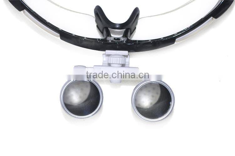 2.5X 3.5X magnification Dentist Surgical Medical Binocular Dental Loupes with LED HeadLight Lamp