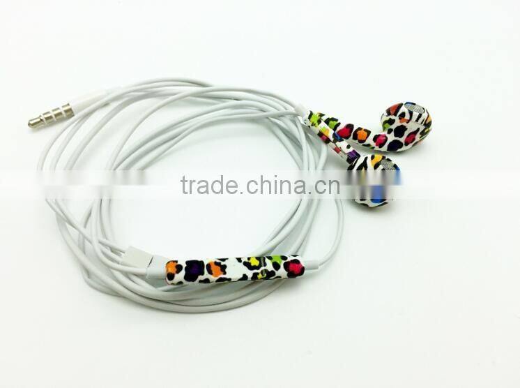 Promotional Earphone 3.5mm Music Microphone Stereo Bass In-Ear Wired Ear Phones Headset For Mobile Phone MP3/4