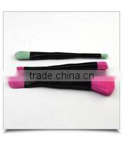 Hot 10pieces frosted handle toothbrush oval cosmetic makeup brush set