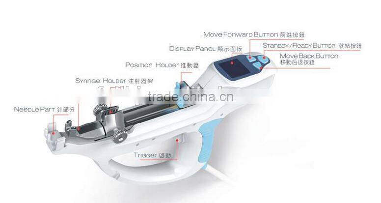 Professional mesotherapy vaccum meso gun Hydrolifting Beauty Equipment (CE Approved)