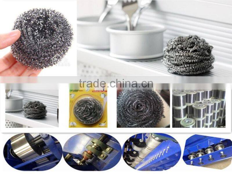 QIXIN popular concrete formwork/mesh scourer making machine/knitting scourer machine