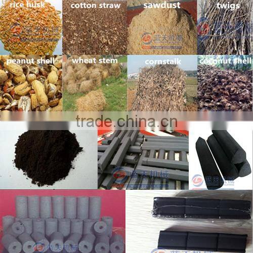 Stable Performance Rice Husk Charcoal Extrude Machine Briquettes Making Machine For Sale