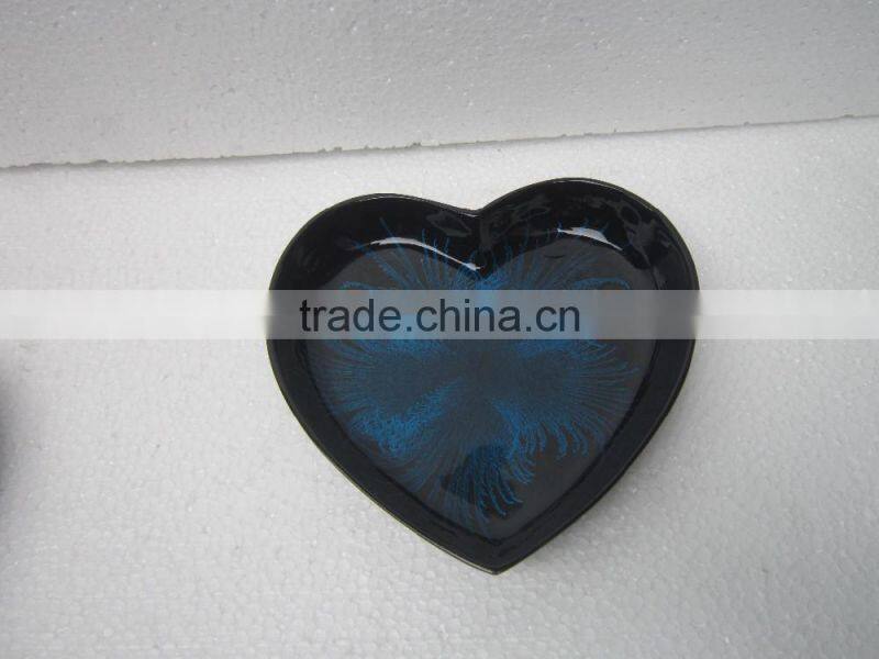 Lacquer dish with high quality, unique design, lacque plate made in Vietnam