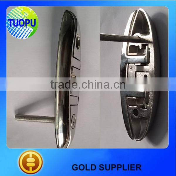 TUOPU marine hardwarebollard boat cleats,SS316 cleats for anchor rope