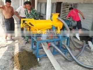Rotary solid liquid separator for farm manure